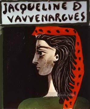  line - Jacqueline Vauvenargues 1959 cubist Pablo Picasso